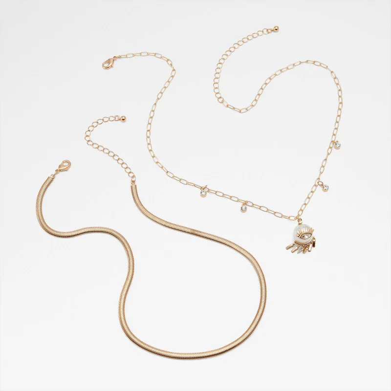 الدو NORAA 2-Pack Gold-Tone Necklaces